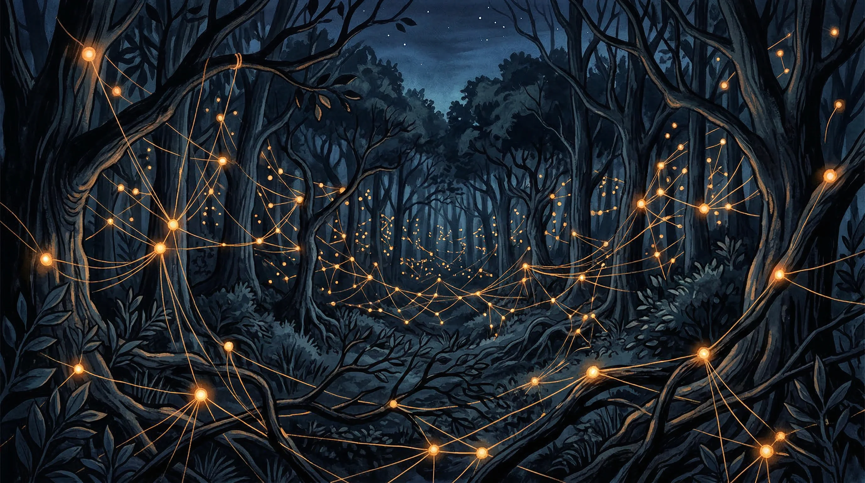 Building reputation through the dark forest